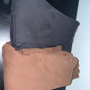 Men's Black and Brown Old Navy Blank Hoodies